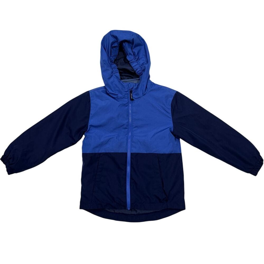 Eddie Bauer Kids XS 5/6 Hooded Full Zip Jacket Dark Navy Blue